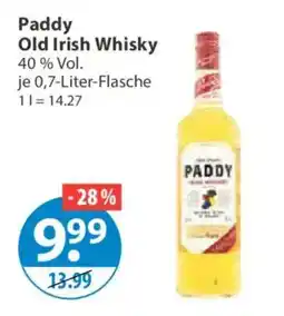 V Markt Paddy Old Irish Whisky Angebot