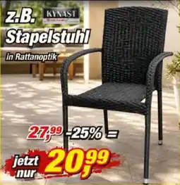 Posten Börse Stapelstuhl in Rattanoptik Angebot