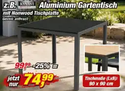 Posten Börse Kynast Aluminium Gartentisch Angebot