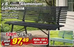 Posten Börse KYNAST Aluminium Gartenbank Angebot