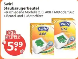 V Markt Swirl Staubsaugerbeutel Angebot