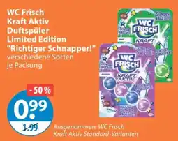 V Markt WC Frisch Kraft Aktiv Duftspüler Limited Edition "Richtiger Schnapper!" Angebot