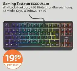 V Markt Gaming Tastatur EXODUS220 Angebot