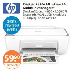 V Markt HP Deskjet 2820e All in One A4 Multifunktionsgerät Angebot