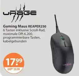 V Markt URAGE Gaming Maus REAPER250 Angebot