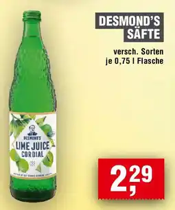 EDEKA Foodservice Desmond's säfte Angebot