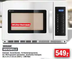 EDEKA Foodservice Mikrowelle Angebot