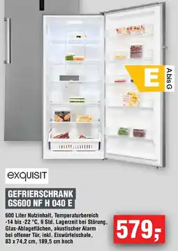 EDEKA Foodservice GEFRIERSCHRANK GS600 NF H 040 E Angebot