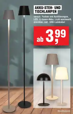 EDEKA Foodservice Akku-steh- und tischlampen Angebot