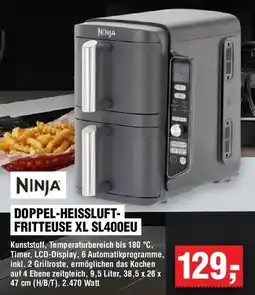 EDEKA Foodservice Ninja doppel-heissluft-fritteuse XL SL400EU Angebot
