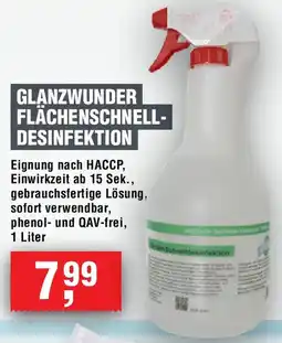 EDEKA Foodservice Glanzwunder flächenschnell desinfektion Angebot
