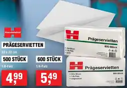 EDEKA Foodservice Handelshof prägeservietten Angebot