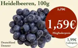 LPG Biomarkt Heidelbeeren Angebot