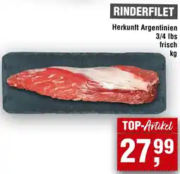 Handelshof Rinderfilet Angebot