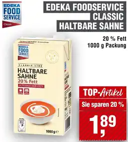 Handelshof Edeka foodservice classic haltbare sahne Angebot