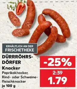 Kaufland DÜRRRÖHRSDÖRFER Knacker Angebot