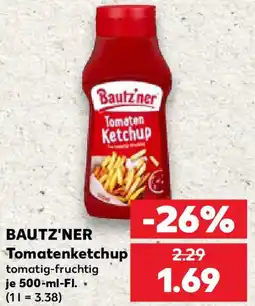 Kaufland BAUTZ'NER Tomatenketchup Angebot