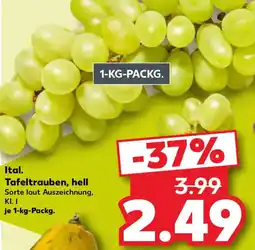 Kaufland Ital. Tafeltrauben, hell Angebot