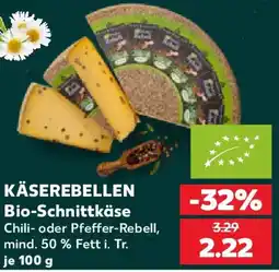 Kaufland KÄSEREBELLEN Bio-Schnittkäse Angebot