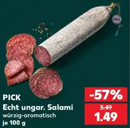 Kaufland PICK Echt ungar. Salami Angebot