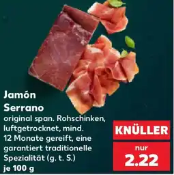 Kaufland Jamón Serrano Angebot