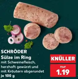 Kaufland Schröder Sülze im Ring Angebot