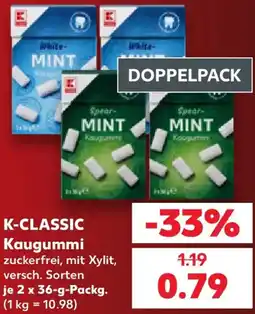 Kaufland K-CLASSIC Kaugummi Angebot