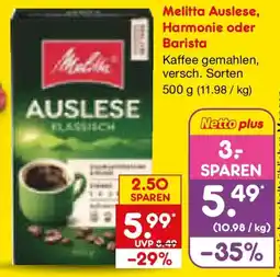 Netto Marken-Discount Melitta Auslese Angebot