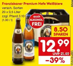 Netto Marken-Discount Franziskaner Premium Hefe Weißbiere Angebot