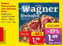 Netto Marken-Discount Wagner Steinofen Pizza Angebot