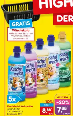 Netto Marken-Discount Kuschelweich Weichspüler Angebot