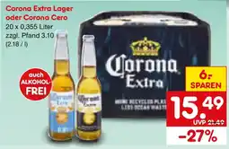 Netto Marken-Discount Corona Extra Lager oder Corona Cero Angebot