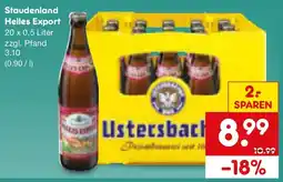 Netto Marken-Discount Staudenland Helles Export Angebot