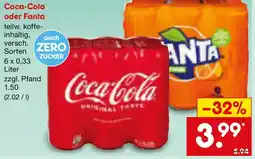 Netto Marken-Discount Coca-Cola oder Fanta Angebot