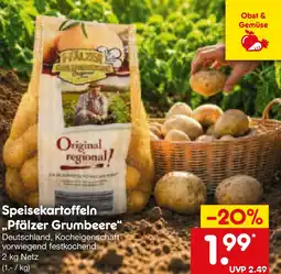 Netto Marken-Discount Speisekartoffeln Pfälzer Grumbeere Angebot