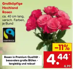 Netto Marken-Discount Großköpfige Hochland Rosen Angebot
