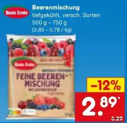 Netto Marken-Discount Beste Ernte Beerenmischung Angebot