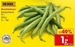 Netto Marken-Discount HEIMAT Buschbohnen Angebot