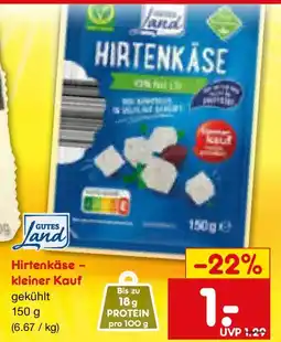 Netto Marken-Discount Hirtenkäse Angebot