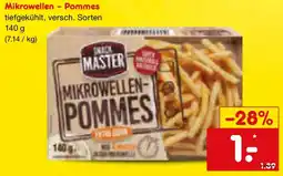 Netto Marken-Discount Black Master Mikrowellen-Pommes Angebot