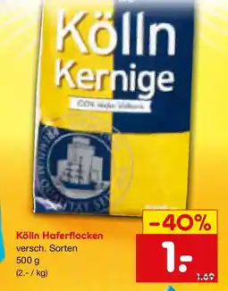 Netto Marken-Discount Kölln Haferflocken Angebot