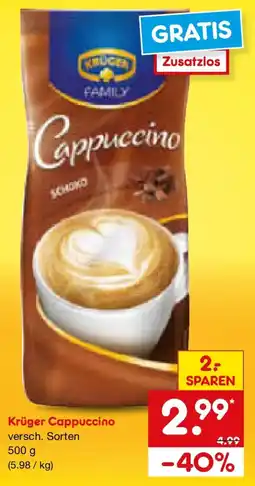 Netto Marken-Discount Krüger Cappuccino Angebot
