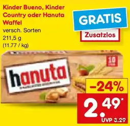 Netto Marken-Discount Hanuta Waffel Angebot