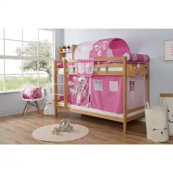 Netto Marken-Discount TiCAA Etagenbett Rene Buche Natur Angebot