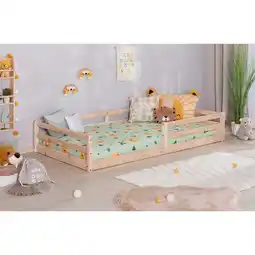 Netto Marken-Discount TiCAA Bodenbett „Neo“, Kinderbett, Jugendbett, Schlafzimmer, Kinderzimmer Angebot