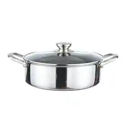 Netto Marken-Discount Kochtopf ø24 cm mit Wabenstruktur, aus Edelstahl 18/10 - Induktionsgeeignet Angebot