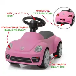 Netto Marken-Discount JAMARA_Rutscher VW Beetle pink Angebot