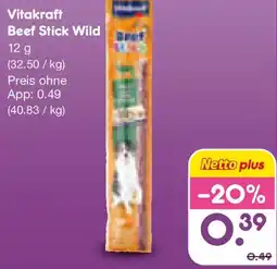 Netto Marken-Discount Vitakraft Beef Stick Wild Angebot