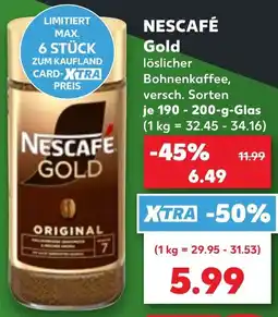 Kaufland NESCAFÉ Gold Angebot