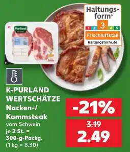 Kaufland K-PURLAND WERTSCHÄTZE Nacken-/Kammsteak Angebot